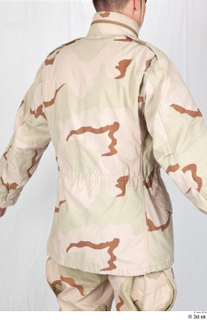  Photos Army Man in Camouflage uniform 12 21th century Army desert uniform jacket upper body 0006.jpg